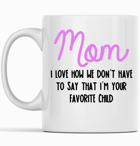 Mother's Day mug with 'Mum' design – perfect gift for moms.