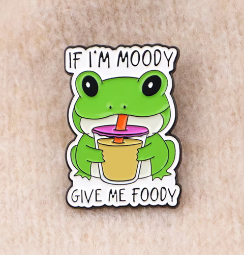 Enamel Pin - Moody Foody