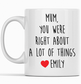 Mother's Day mug with 'Mum' design – perfect gift for moms.