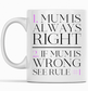 Mother's Day mug with 'Mum' design – perfect gift for moms.