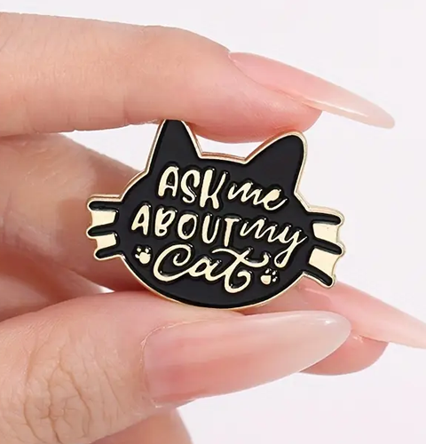 cat pin gift 