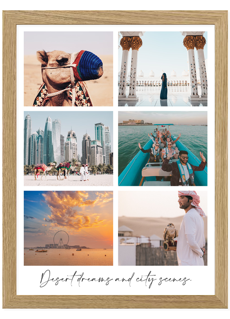 custom photo collage print dubai abu dhabi uae gifts