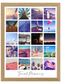 photo collage light frame wooden custom your pictures