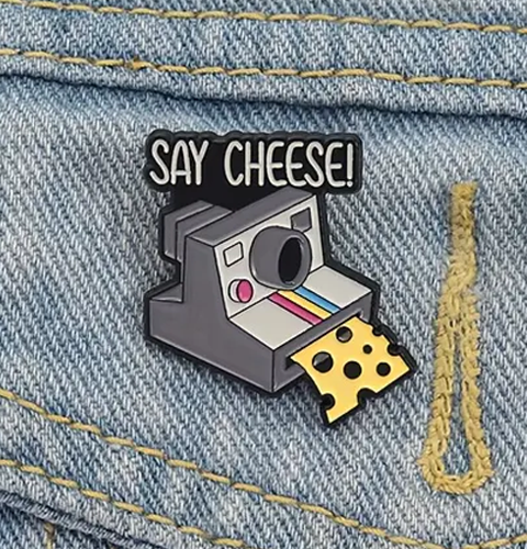 Enamel Pin - Say Cheese
