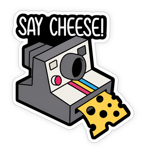 Sticker - Say Cheese