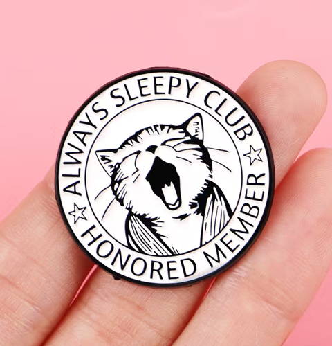 Enamel Pin - Sleepy Club
