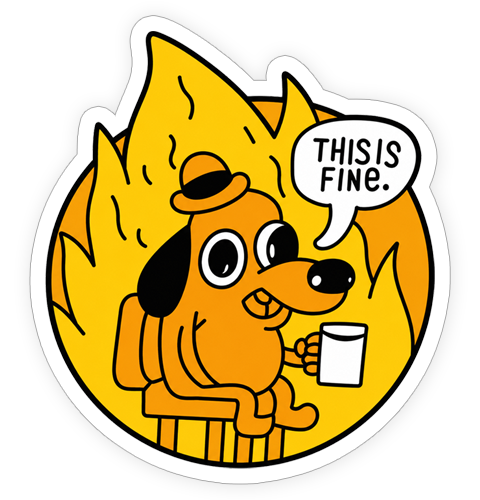 Sticker - This is fine