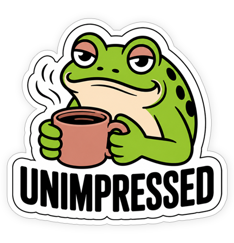 Sticker - Unimpressed