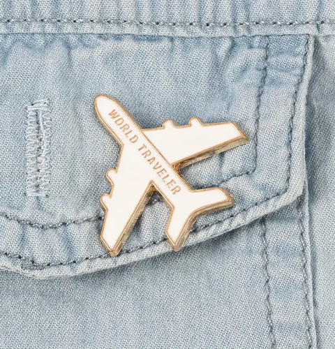 Enamel Pin - World Traveler
