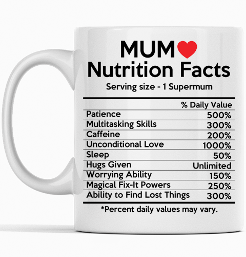 Mother's Day mug with 'Mum' design – perfect gift for moms.