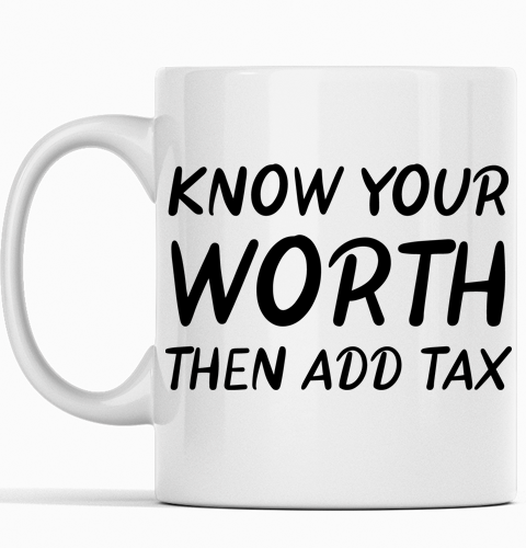 Add Tax Mug