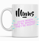 Mother's Day mug with 'Mum' design – perfect gift for moms.