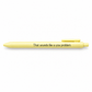 Yellow pen printed That sounds like a you problem