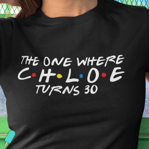 custom funny cute t-shirts printing dubai uae gift idea friends tv