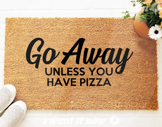 doormats gift new home pizza mat funny gift