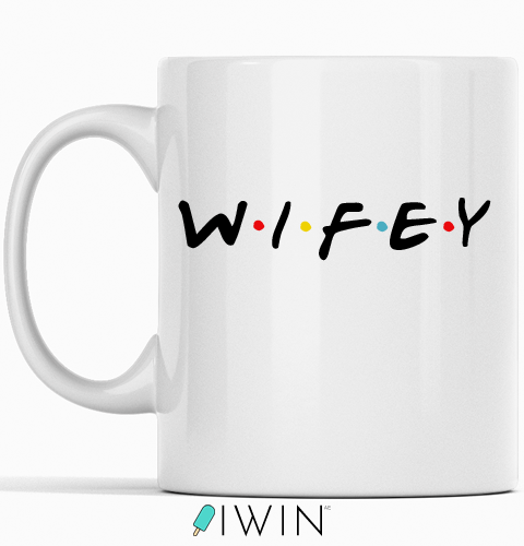 wife wifey girlfriend tv friends style mug cup gift idea dubai abu dhabi
