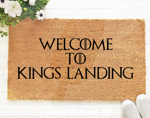 game of thrones king landing house of dragons doormat gift new home idea