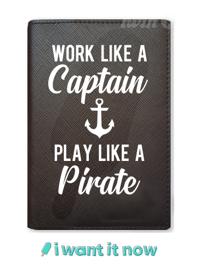 captain pirate passport cover design funny dubai uae