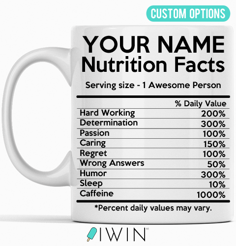 Valentines Day Gifts For Him dubai abu dhabi mug cup fun personalised custom gifts for him for her nutrition facts Gifts For Men