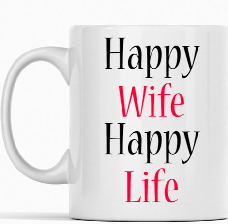 pandicorn cute funny mugs gift dubai abu dhabi uae happy wife happy life