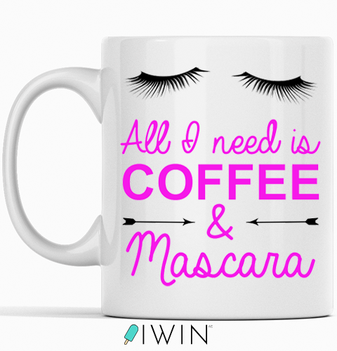 cute funny mugs gift dubai abu dhabi uae  cup mascara coffee