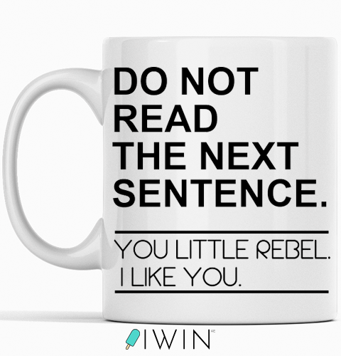 cute funny mugs gift dubai abu dhabi uae  cup little rebel