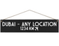 Custom location sign dubai abu dhabi