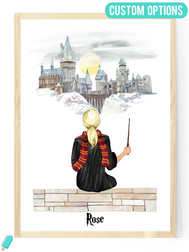 best friend wizard harry potter custom personalised gift idea mother daughter sisters birthday