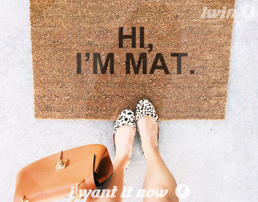 funny door welcome mat