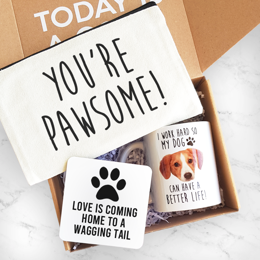Custom Dog Gift Box i want it now