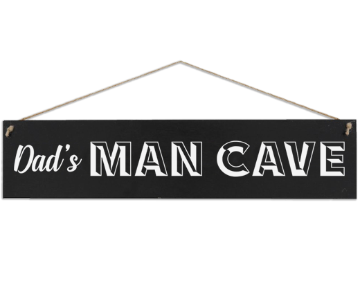 fathers day wooden sign man cave