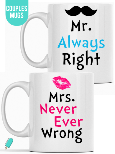 couples mug mr and mrs valentines day gift idea