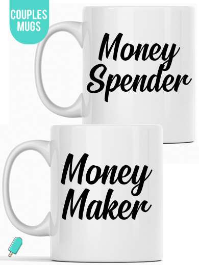 funny money maker couples gift idea mugs